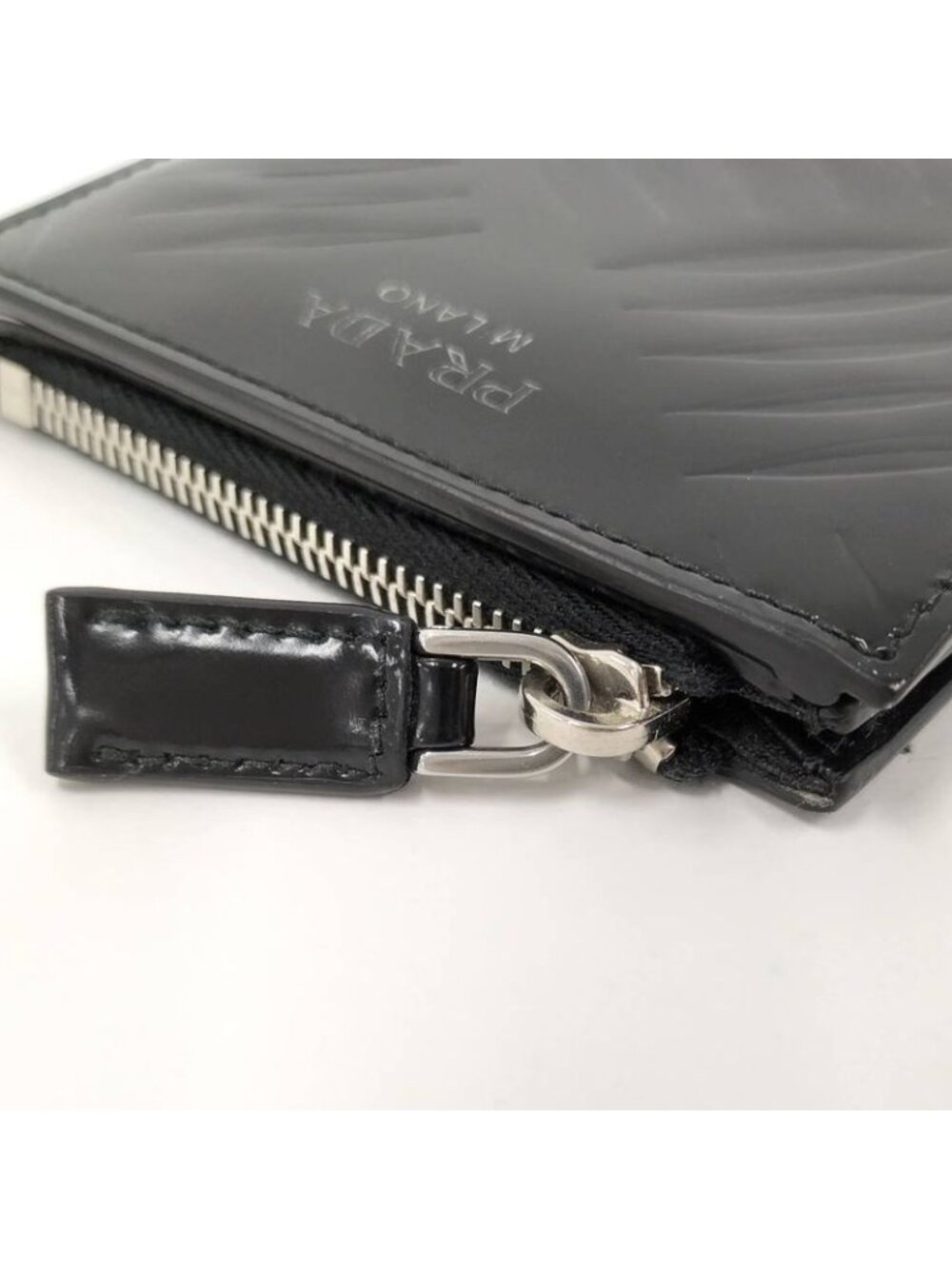 Prada Bifold Wallet Leather Black - Picture 5 of 9